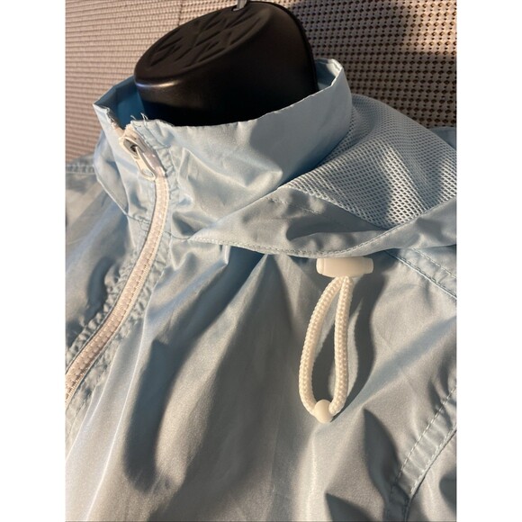 Windbreaker Jacket Big Chill Freestyle Hooded Front Pockets SM Light‎ Blue - Picture 3 of 8